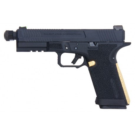 PISTOLA BL0201 BLU COMPACT METAL VERSION GBB SALIENT ARMS BLACK