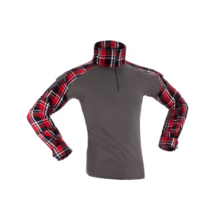 Flannel Combat Shirt Invader Gear RED TG L