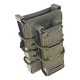 Fast Rifle and Pistol Magazine Pouch Templar's Gear RANGER GREEN