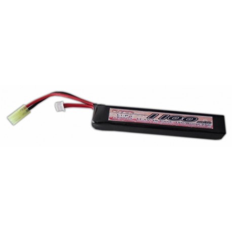 Lipo 11.1V 1100mAh 20C Stock Tube Type VB Power