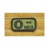 Bloodtype Rubber Patch 0 Neg JTG