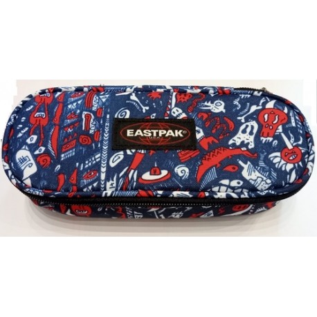 Astuccio Ovale Scribble Red Oval EASTPAK 5x22x9 