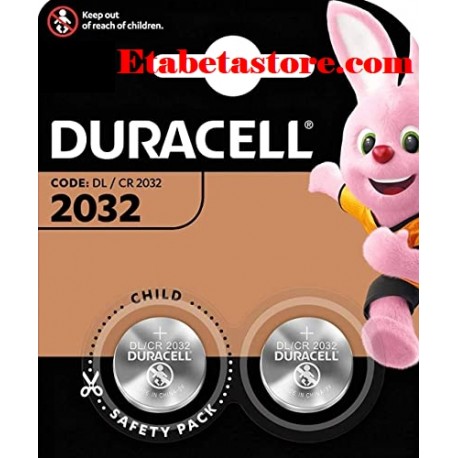 CR2032 2pcs Duracell Pile Batterie