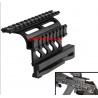 AK QD Side Rail Optics / Scope Mount with Double Rail Pirate Arms