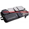 SATELLITE CONTAINER GUN CASE COMPACT (DIMENSIONS : H 600MM X W 300MM X D 75MM) - BLACK GREY